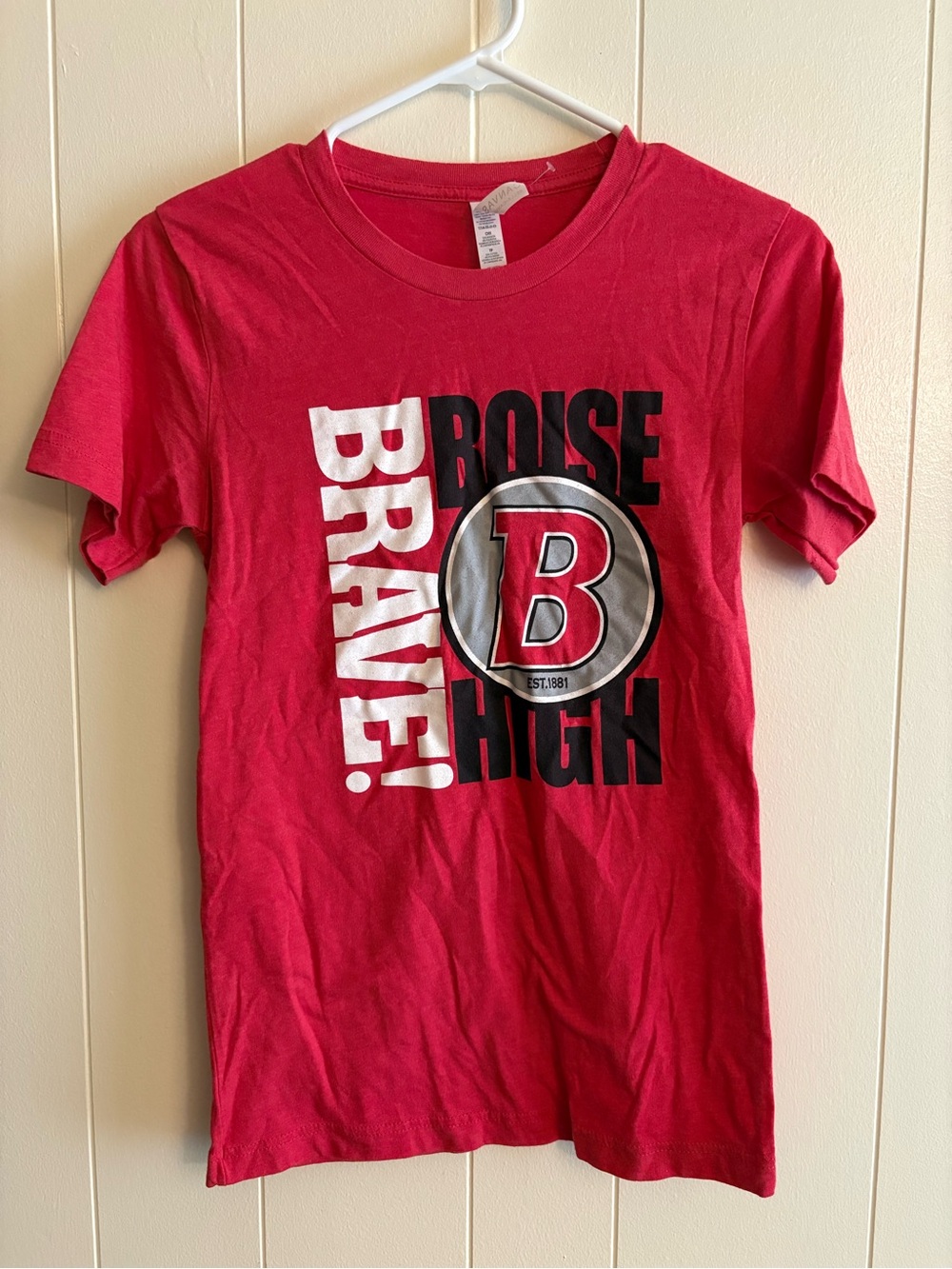 Boise High Braves Red Graphic Tee